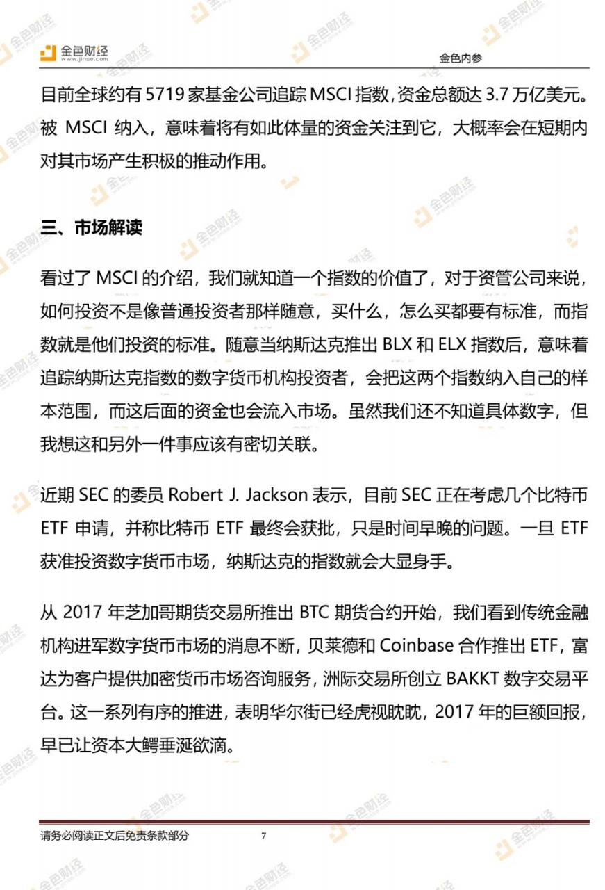 纳斯达克BLX指数能为比特币带来多少资金？