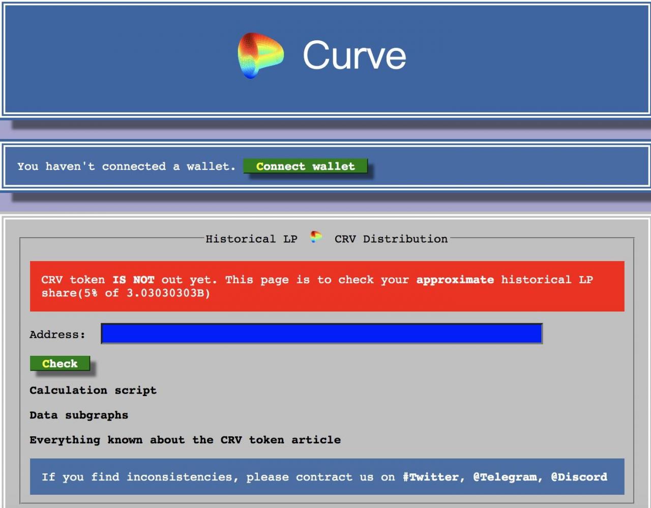 Curve完成初始流动性挖矿，20个鲸鱼地址分得近一半奖励