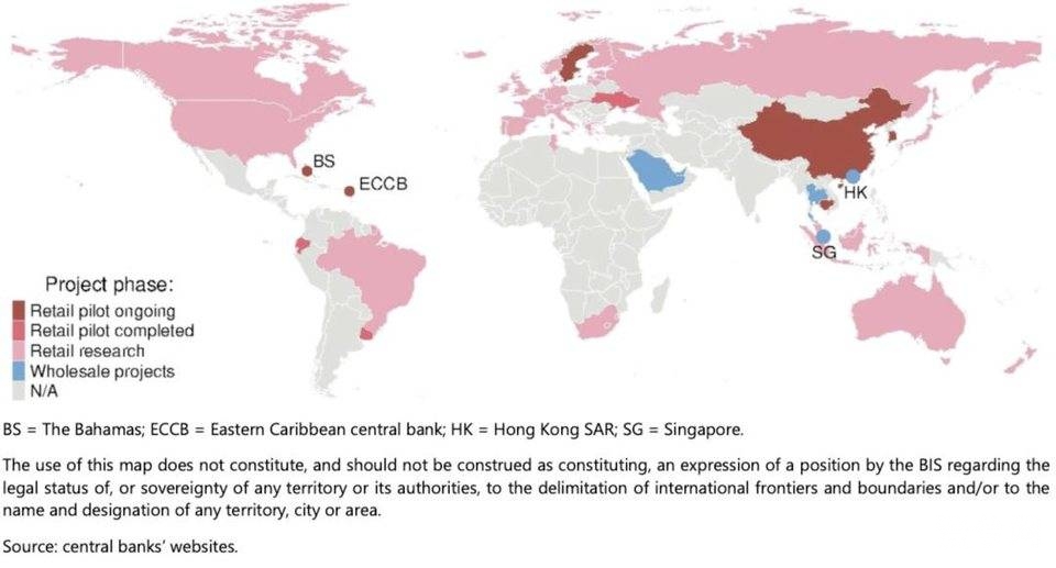 央行数字货币全球共振之年，主要经济体进展如何？