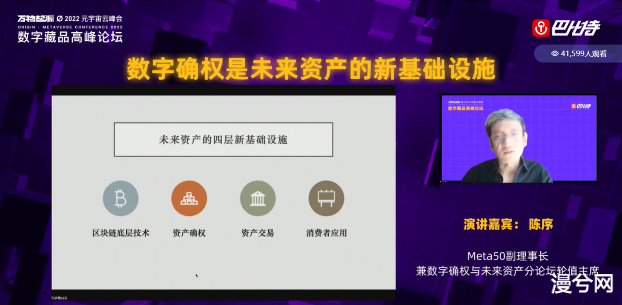 Meta50 副理事长陈序：数字确权是未来资产的新基础设施